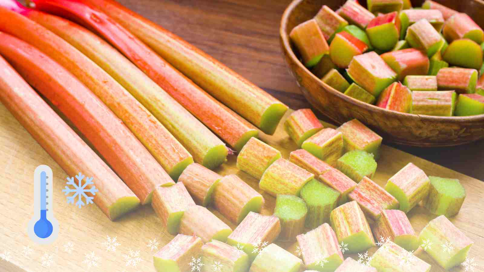 How to Freeze Rhubarb (do you need to blanch it?)