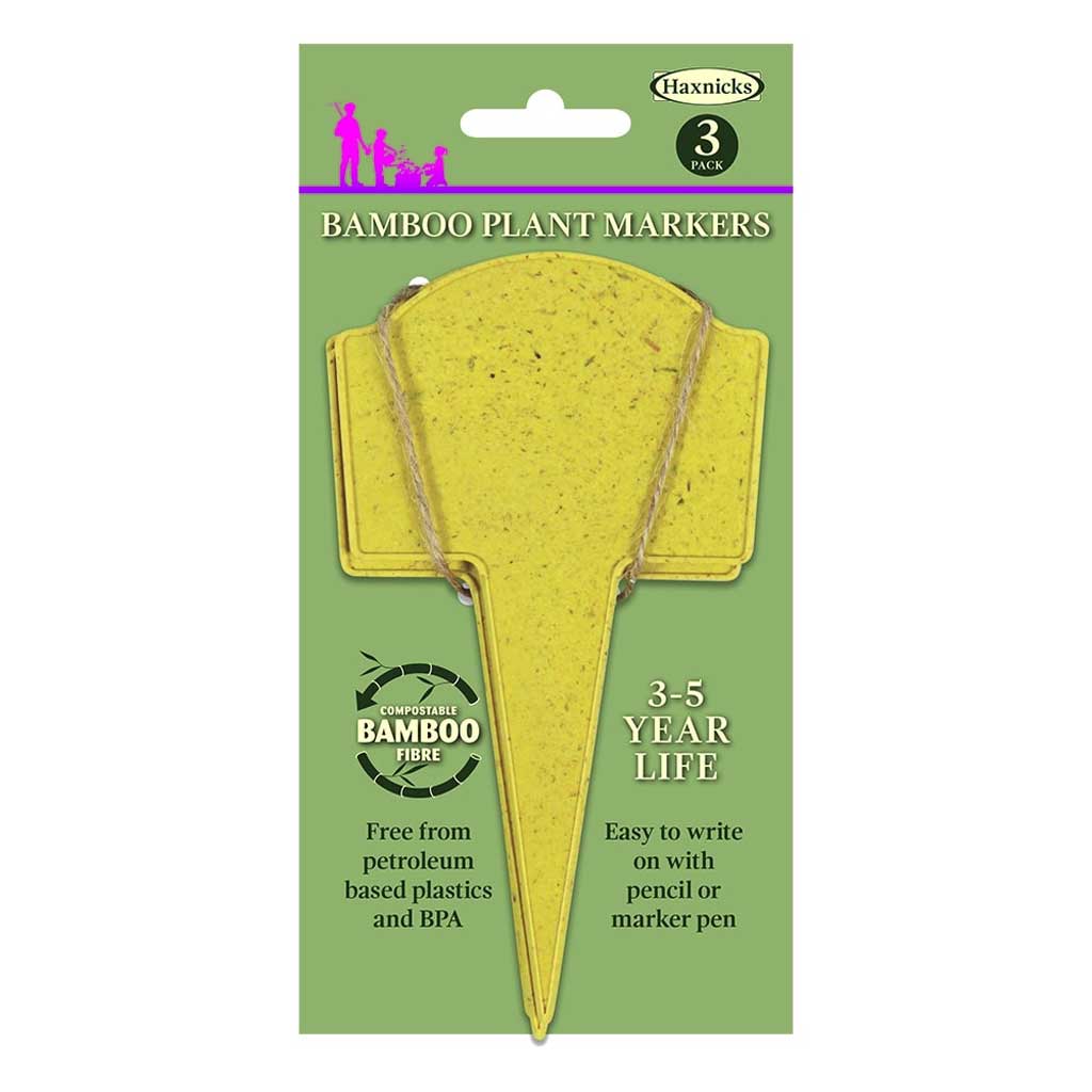 Haxnicks- Bamboo Plant Marker (3 pack) - packshot