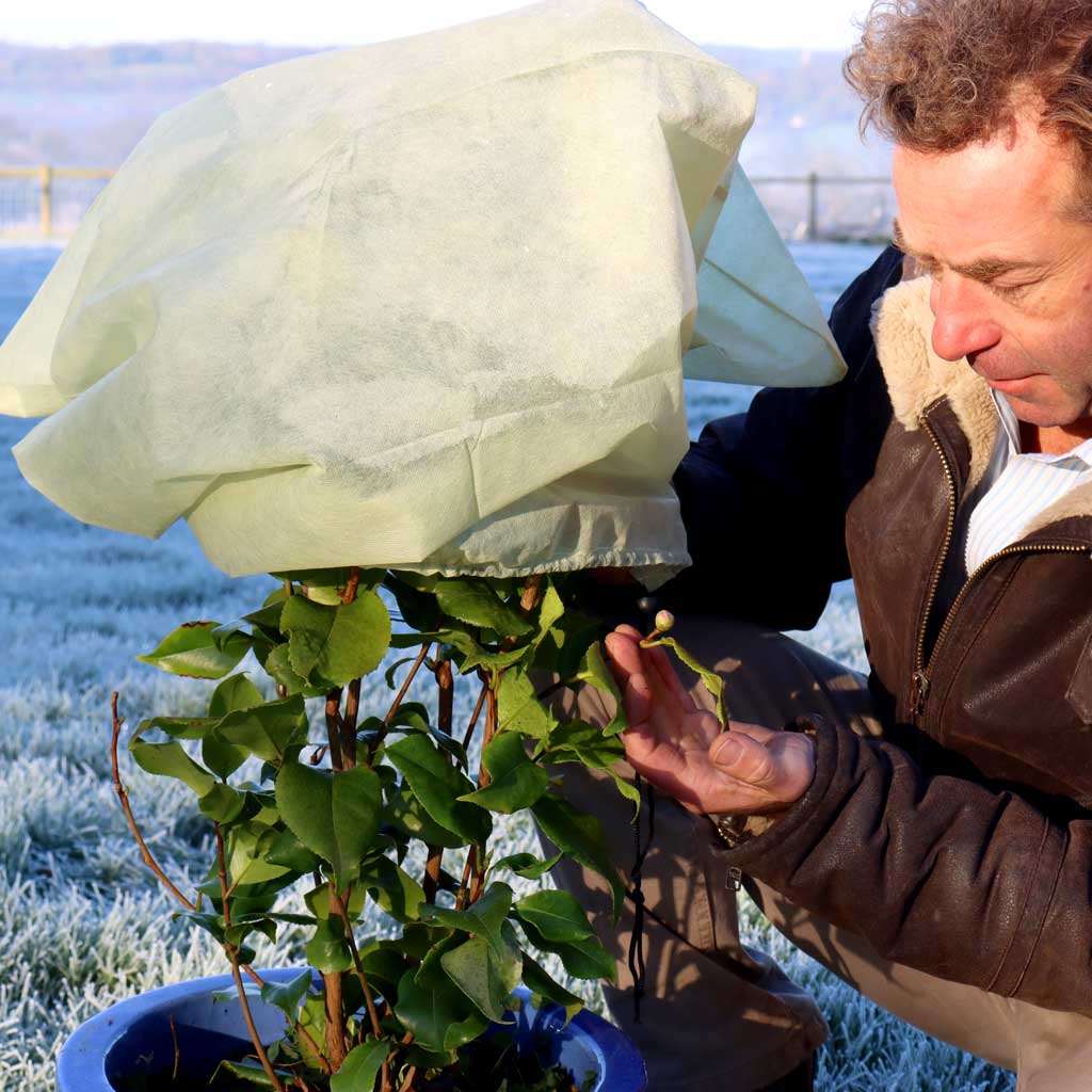 Haxnicks- Easy Fleece Jackets small - in use being taken off plant